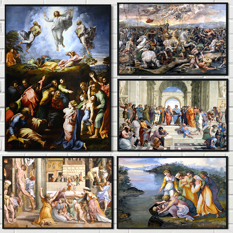 Star Map Poster - Famous Painter Raphael Painting Posters The