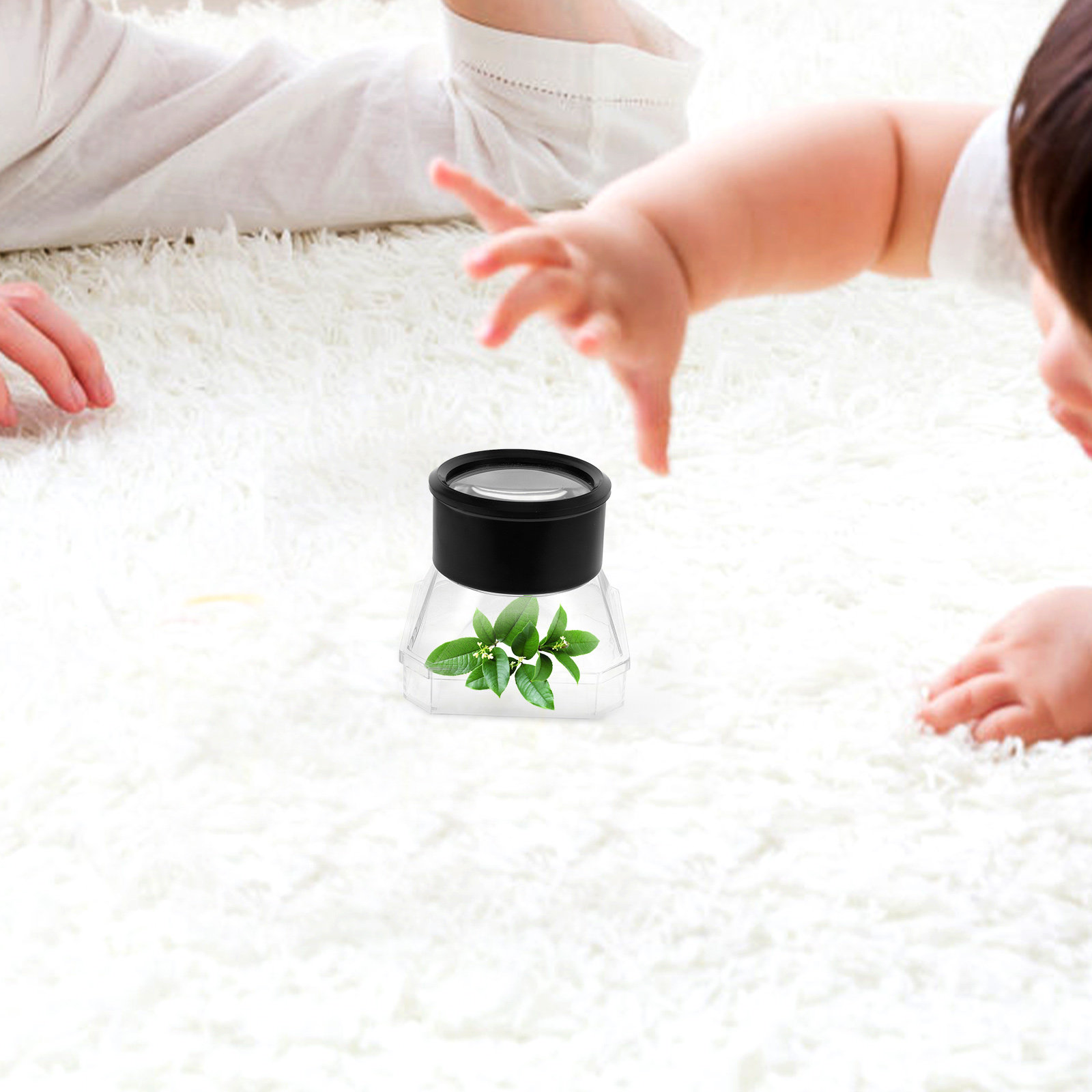 Science Toy - 2Pcs Insect Magnifier Box Plastic Viewer
