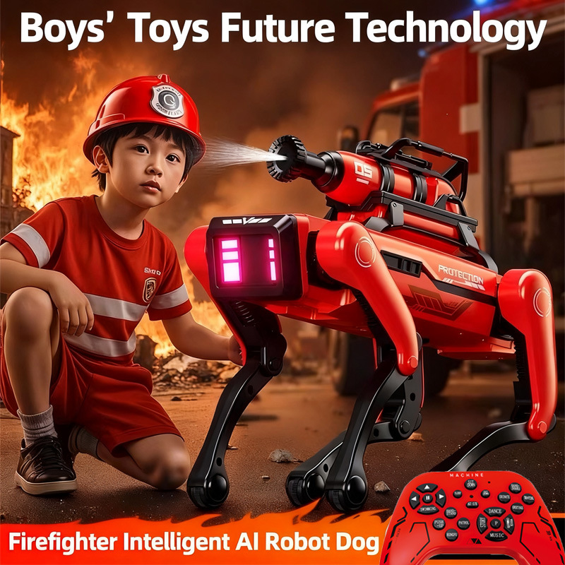 Science Robot - AI Robot Dog Intelligent Firefighting Robot