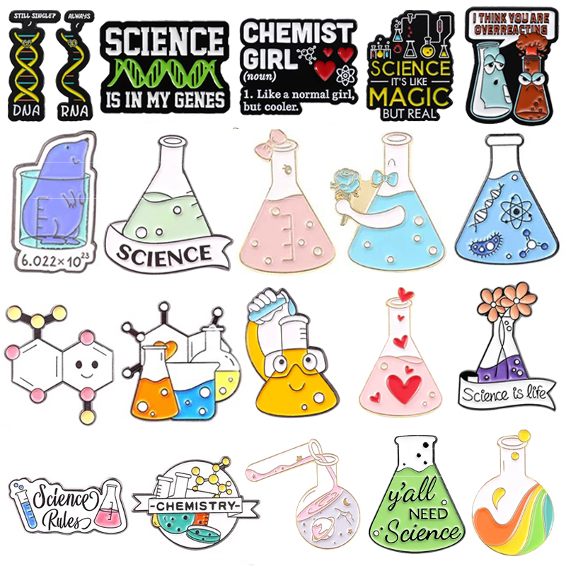 Science Enamel Pin Test Tube D - مراجعة Science Experiment وسعره