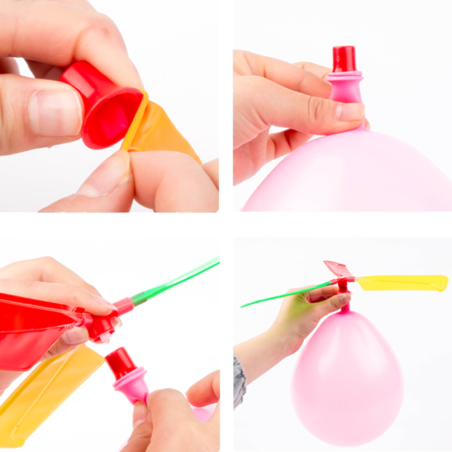 3/6/9sets Balloon Propeller He - مراجعة Science Toy وسعره