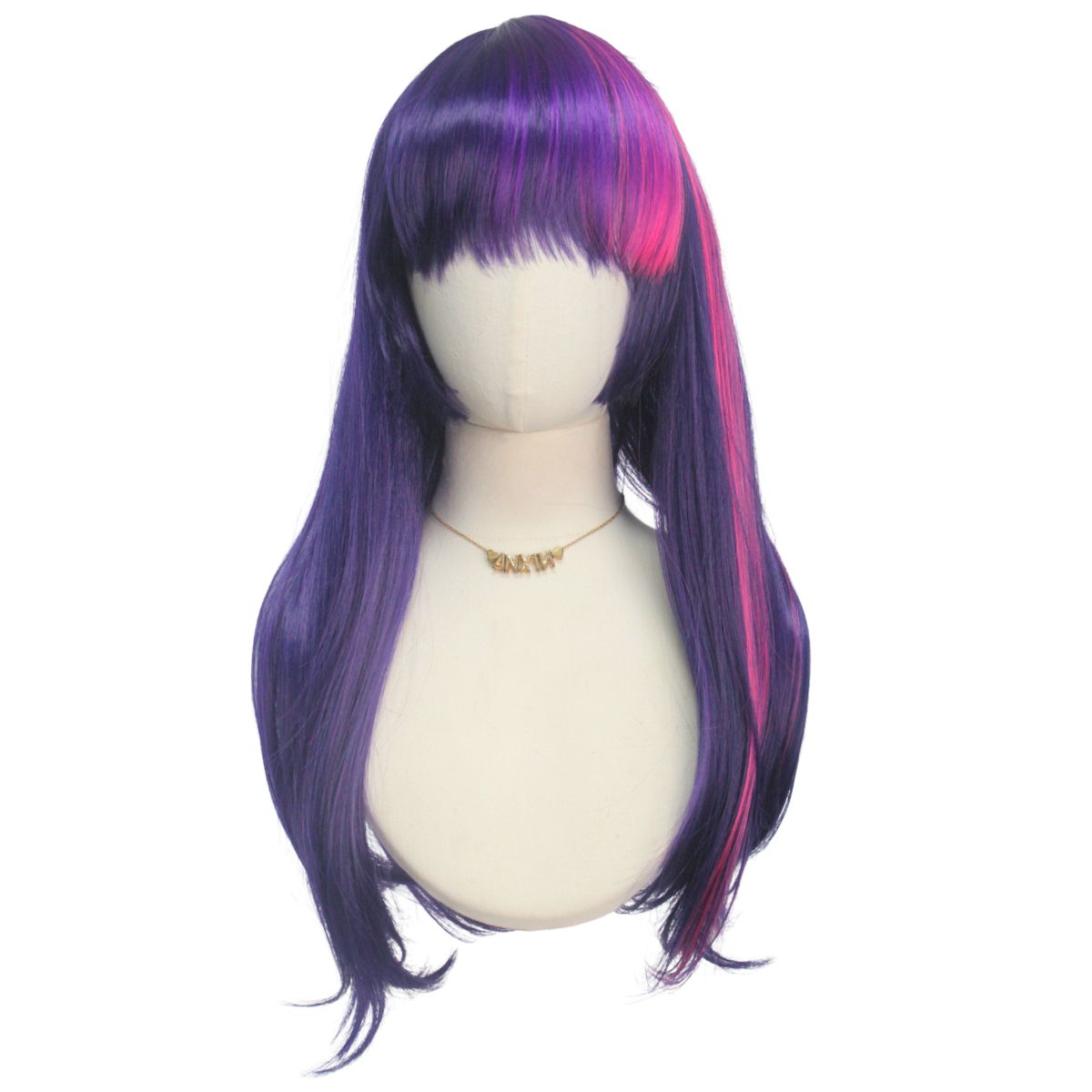 Pink Purple Neat Bangs Long St - مراجعة Science Bob وسعره