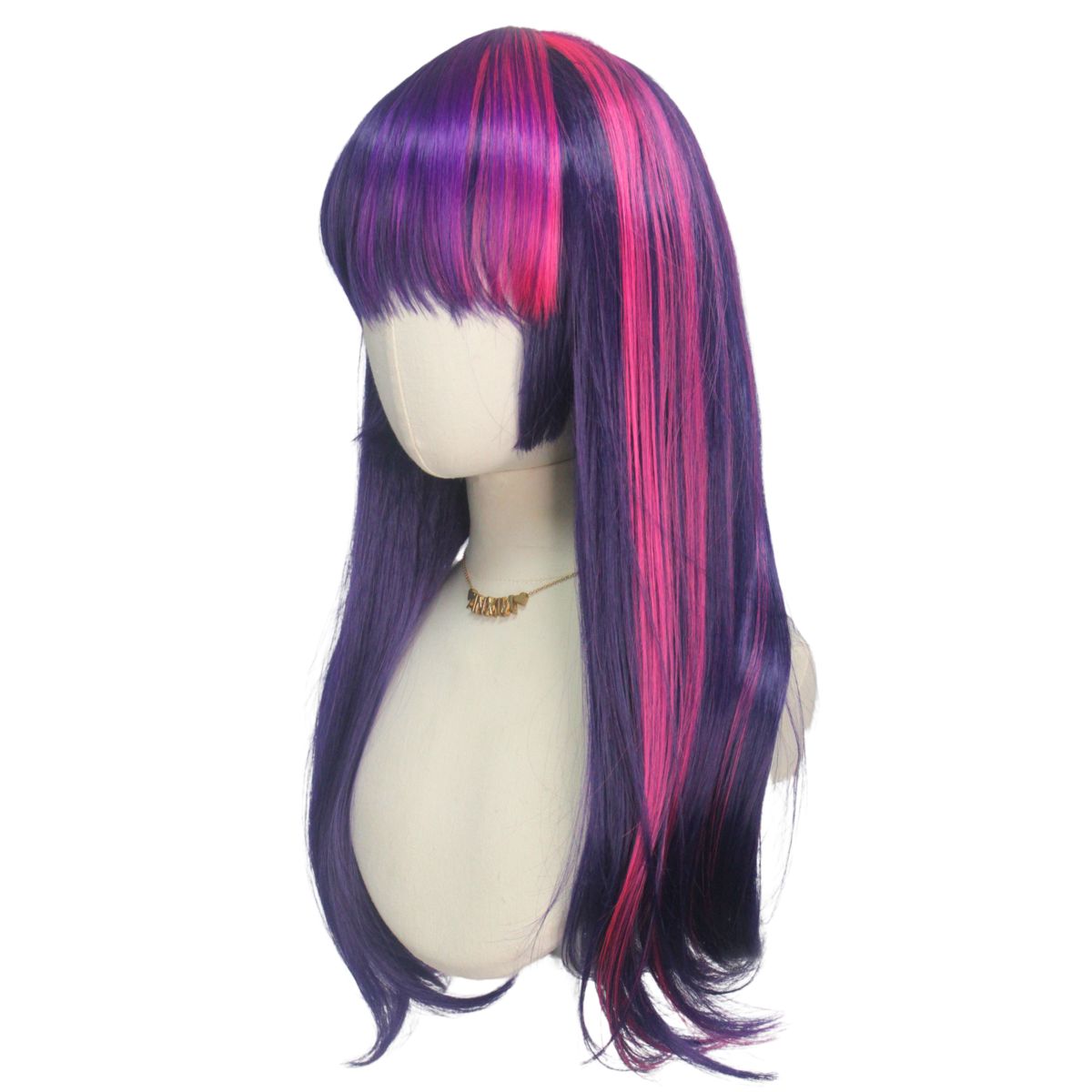 Pink Purple Neat Bangs Long St - مراجعة Science Bob وسعره