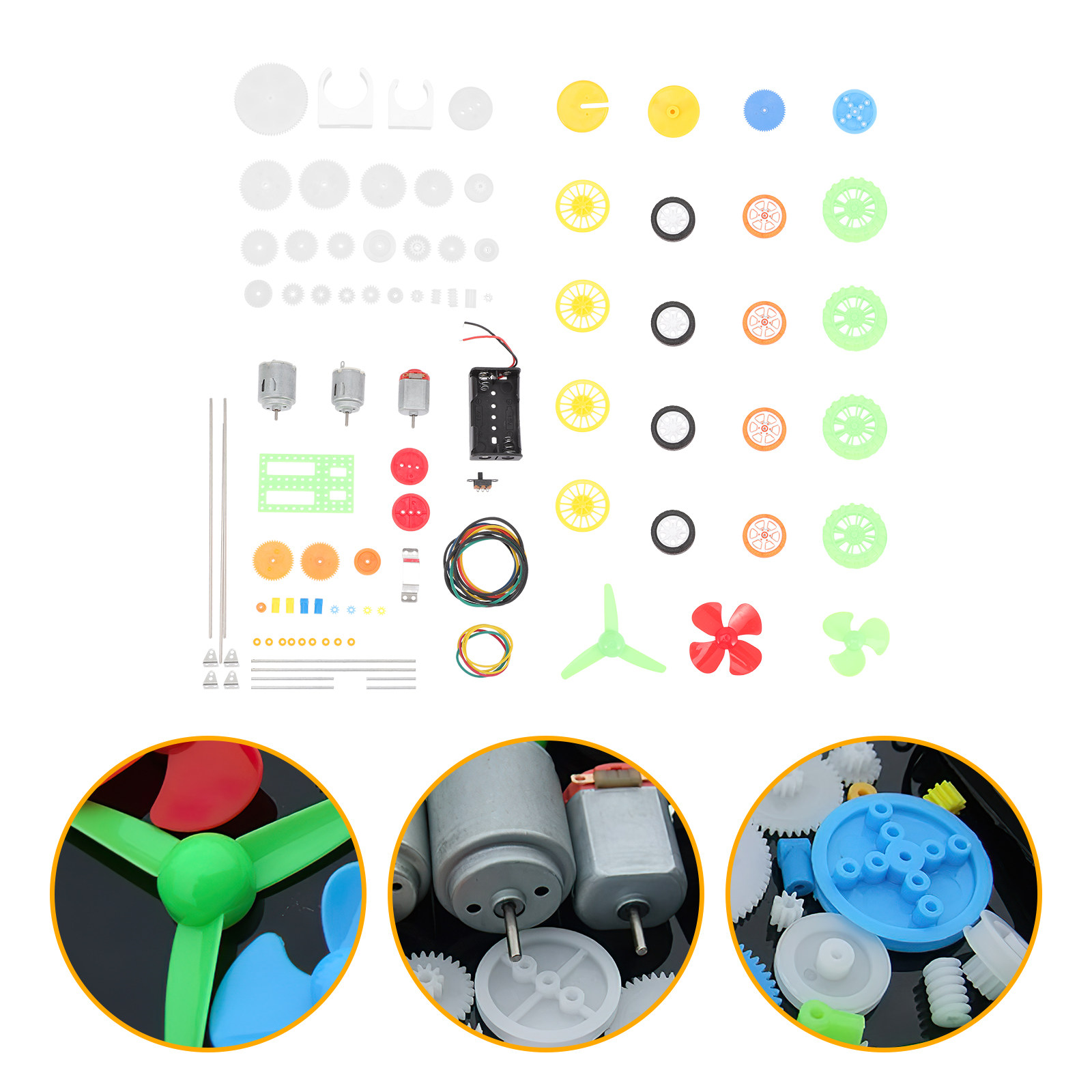 112Pcs Electric Motor Gears Ki - مراجعة Science Kit وسعره