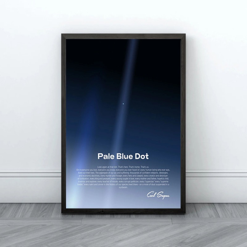 Pale Blue Dot Print Poster Voy - مراجعة Star Map Poster وسعره