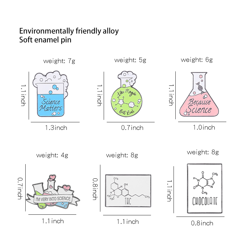 Science Enamel Pins Custom Mol - مراجعة Science Buddies وسعره