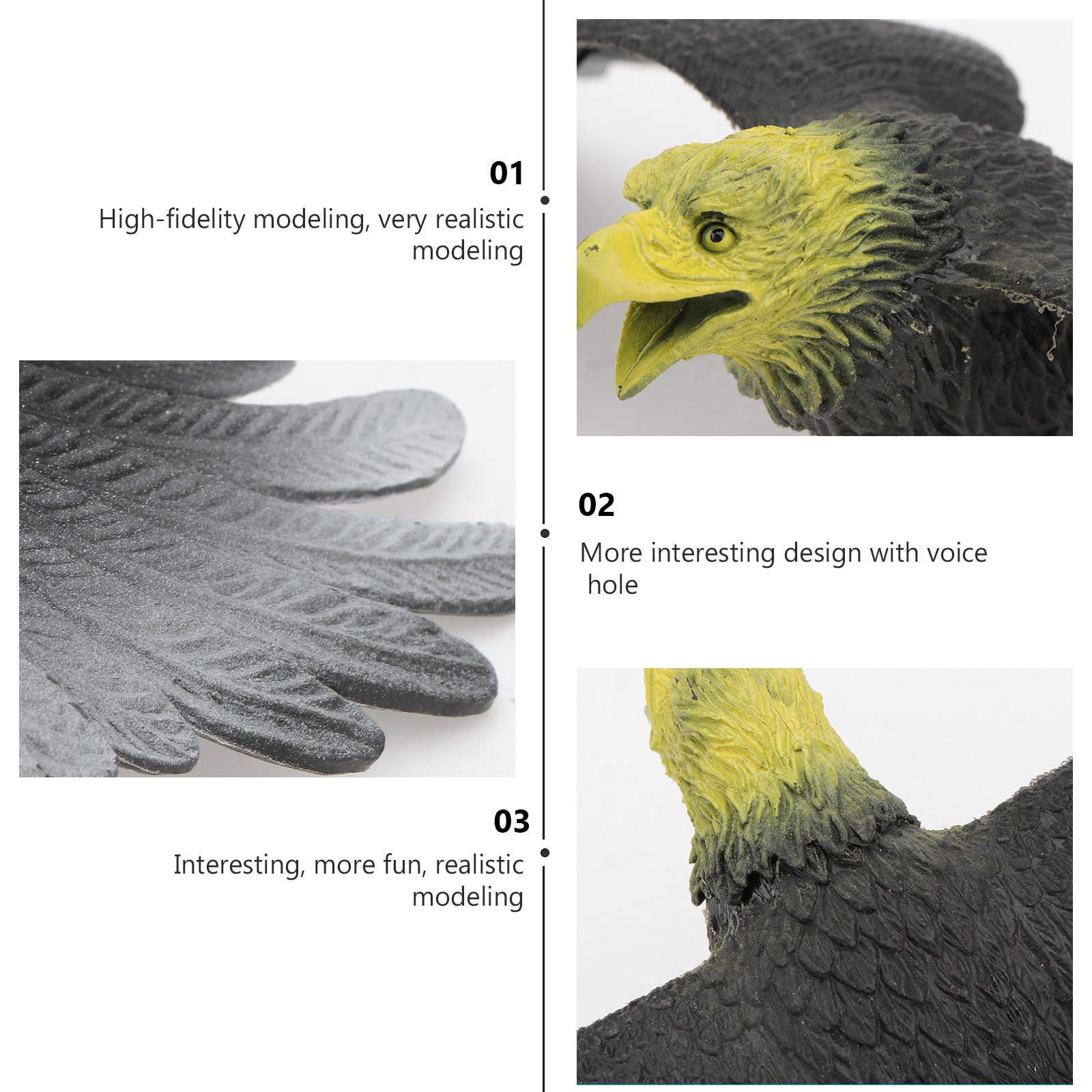 2Pcs Premium Simulation Eagle  - مراجعة Science Toy وسعره