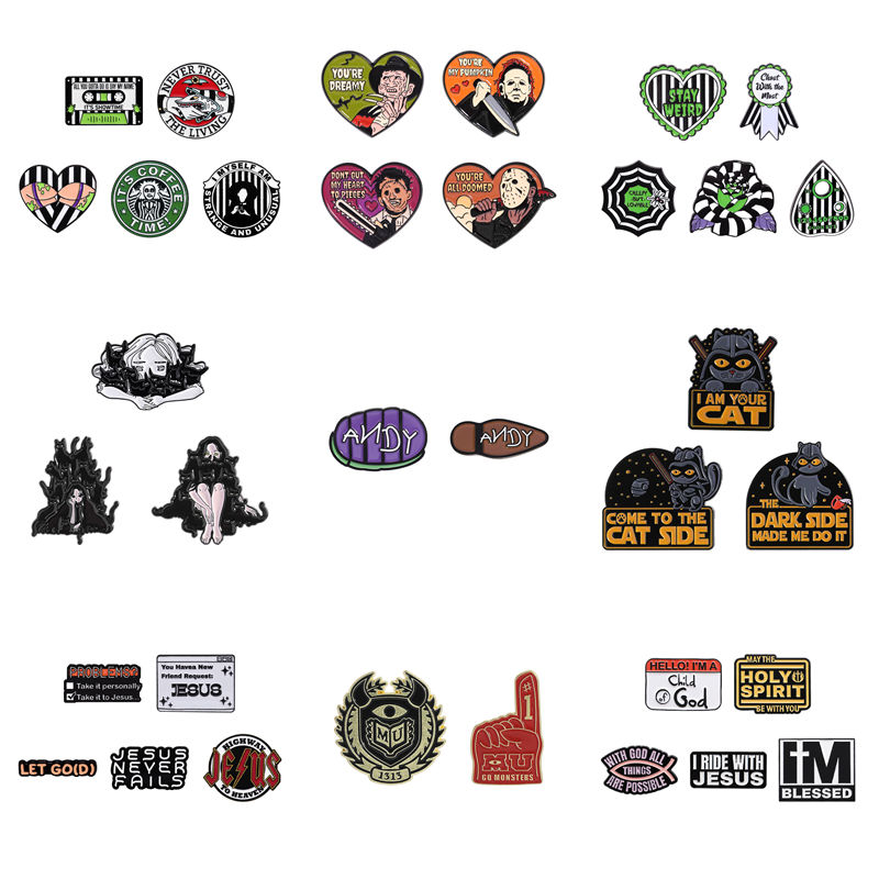 Gothic Punk Quotes Enamel Pins - مراجعة Science Buddies وسعره