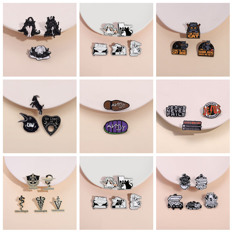 Gothic Punk Quotes Enamel Pins - مراجعة Science Buddies وسعره