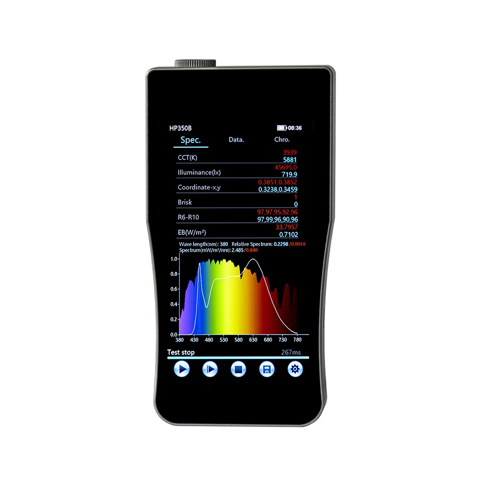 HP350B Handheld Blue Light Spe - مراجعة Spectroscope Handheld وسعره