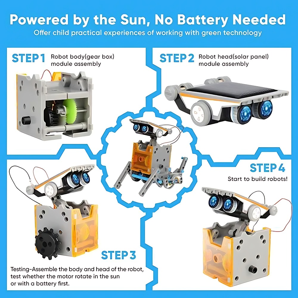 Solar Robot Building Blocks 12 - مراجعة Science Robot وسعره