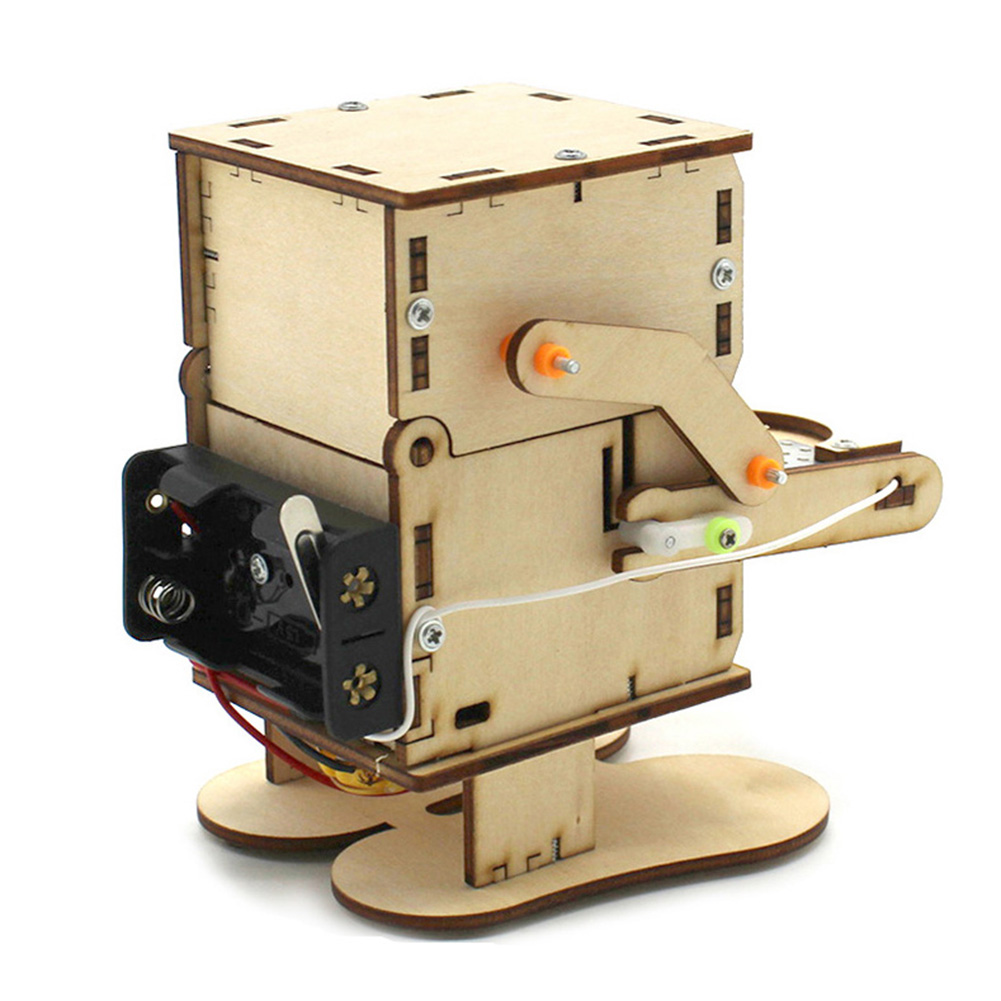 Wooden Assemble DIY Robot Eati - مراجعة Science Robot وسعره