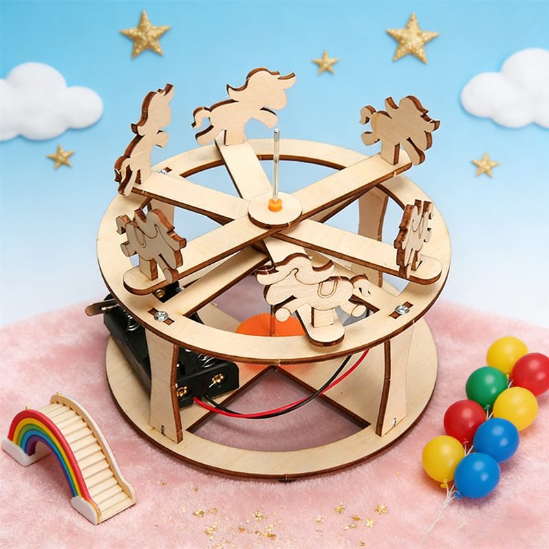 HUAHUABuild Your Own Carousel  - مراجعة Science Toy وسعره