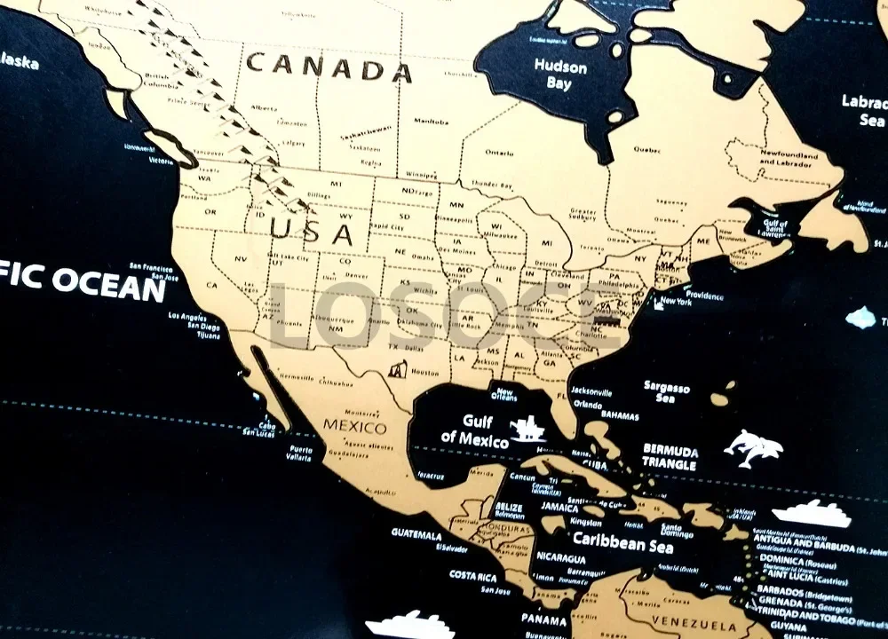 New Deluxe Travel Scratch Worl - مراجعة Star Map Poster وسعره
