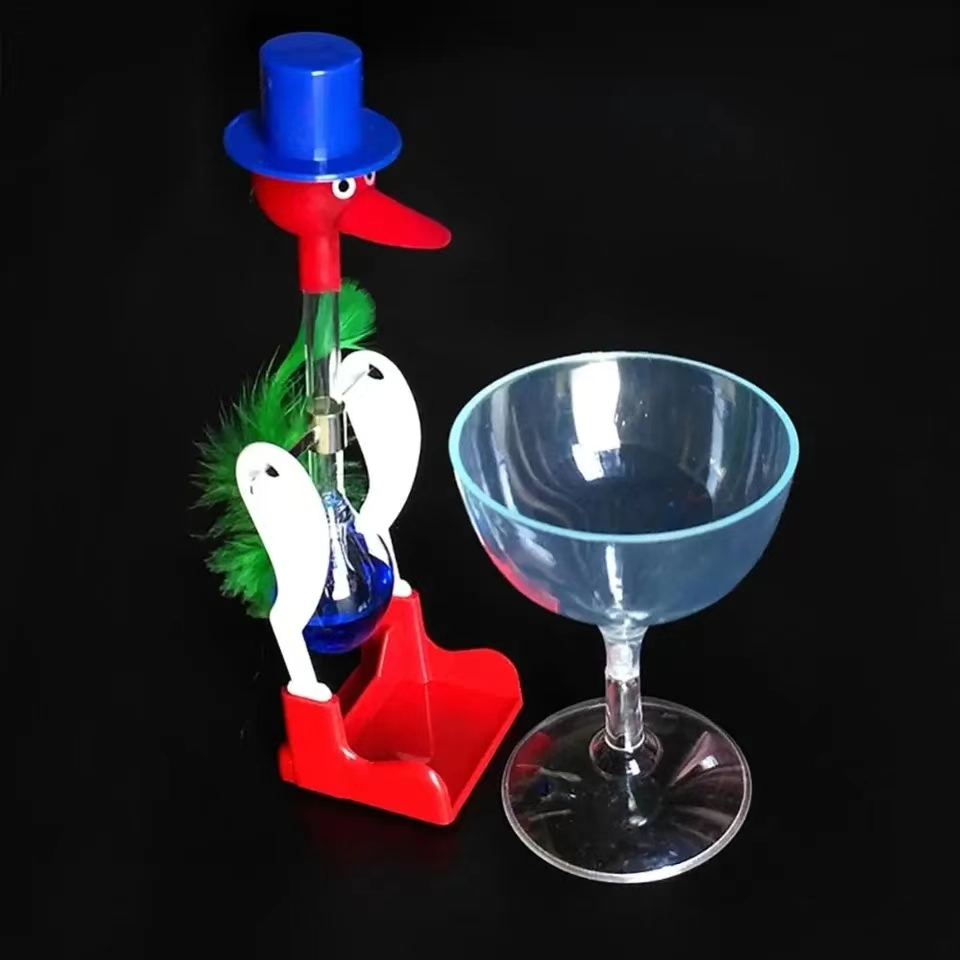 New Lucky Bird Water Desk Toy  - مراجعة Science Bob وسعره