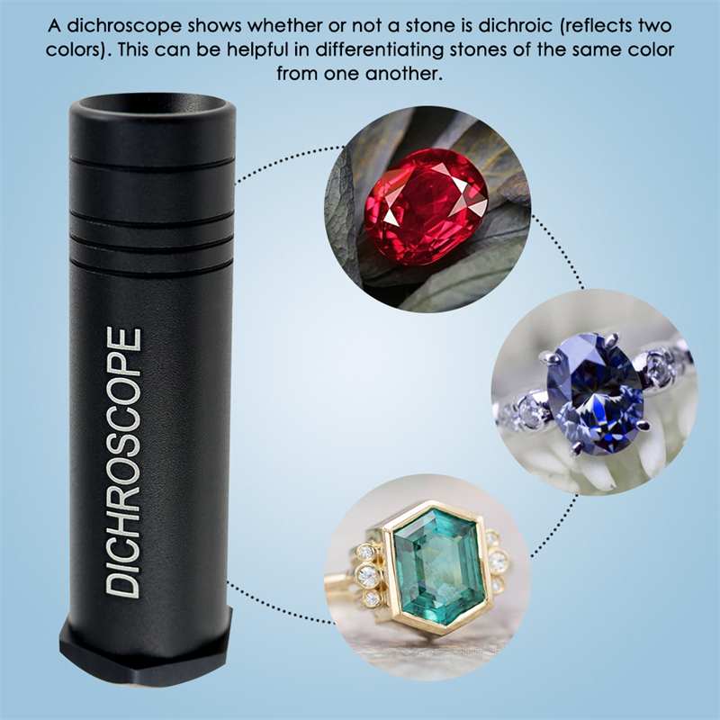 Dichroscope For Gem Calcite Di - مراجعة Spectroscope Handheld وسعره