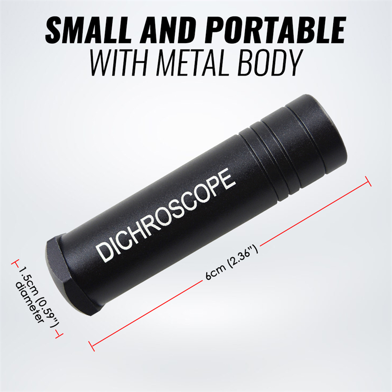 Dichroscope For Gem Calcite Di - مراجعة Spectroscope Handheld وسعره