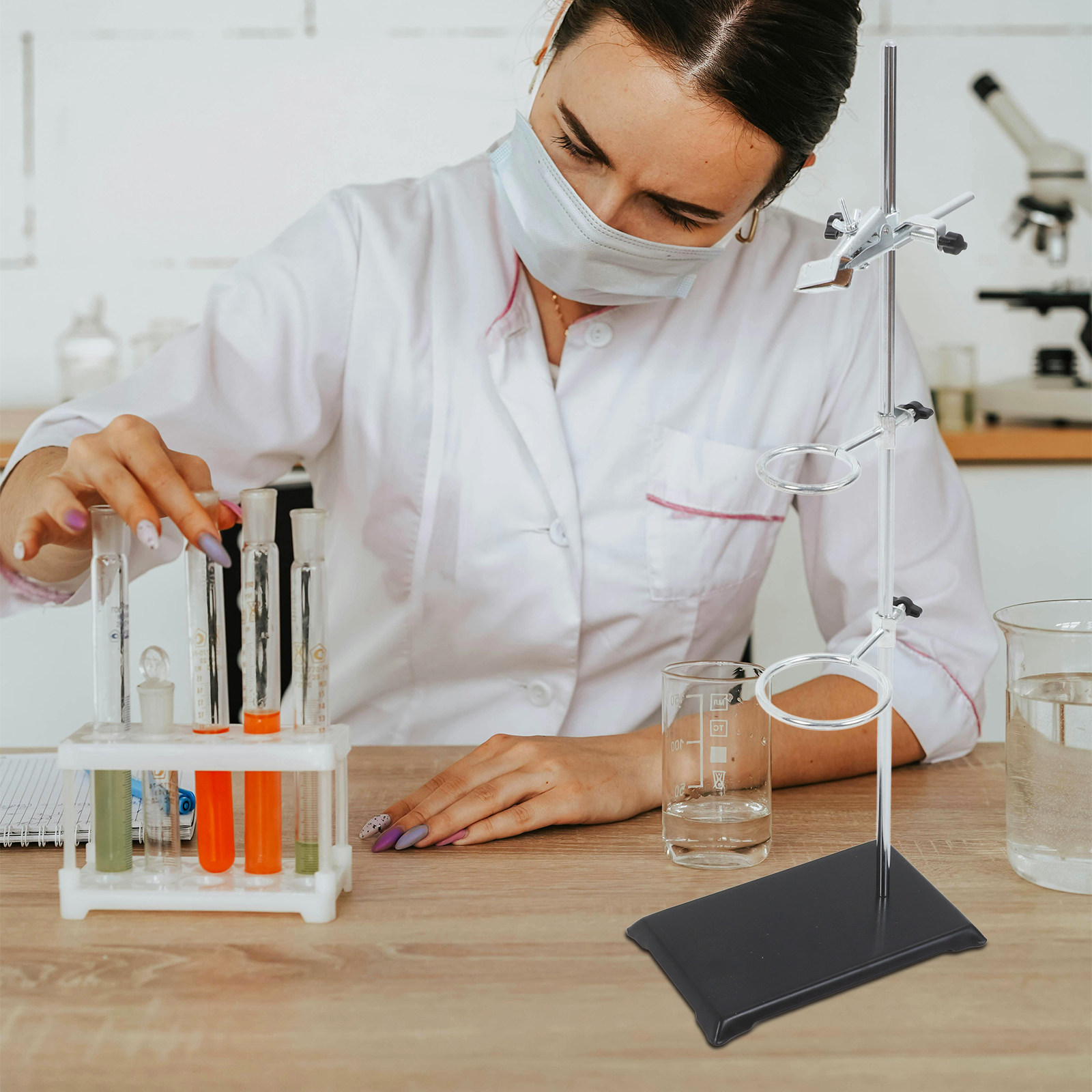 Lab Support Stand with Metal R - مراجعة Science Experiment وسعره