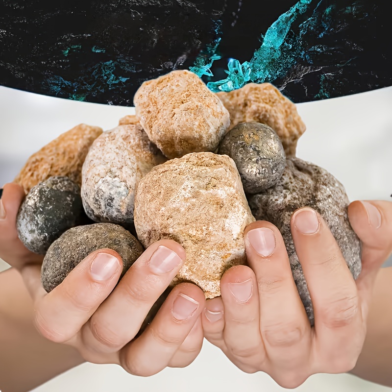 10pcs Natural Quartz Geode Egg - مراجعة Geode Crystal Break وسعره