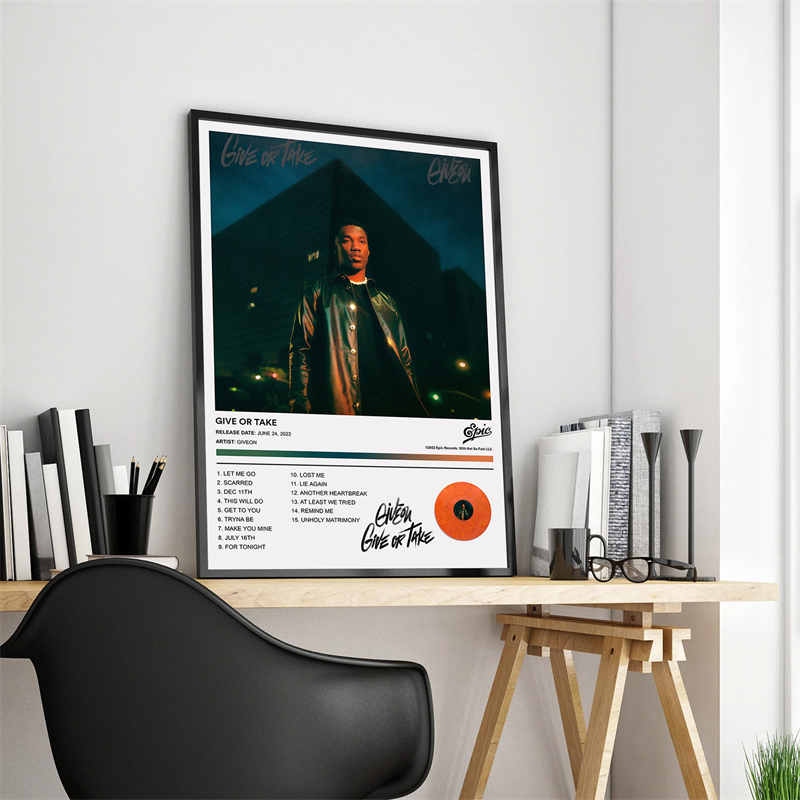 Pop rapper Music Album Cover G - مراجعة Star Map Poster وسعره