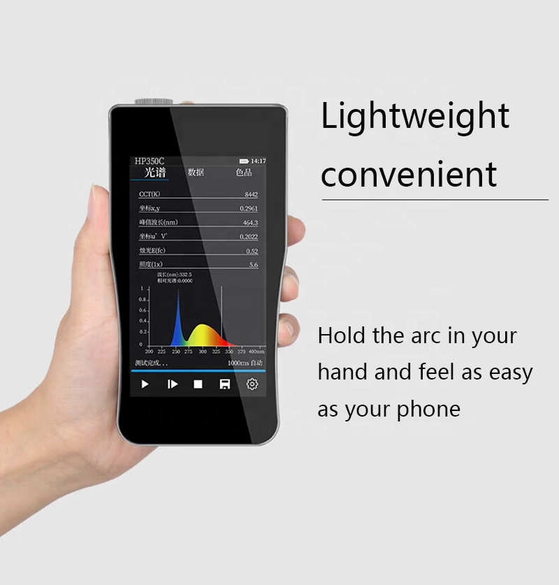 HP350B Handheld Blue Light Spe - مراجعة Spectroscope Handheld وسعره