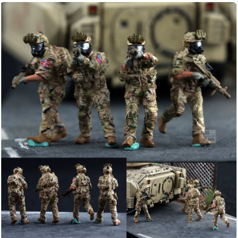 1:72 Model Painted 4 Pcs Moder - مراجعة Science Bob وسعره