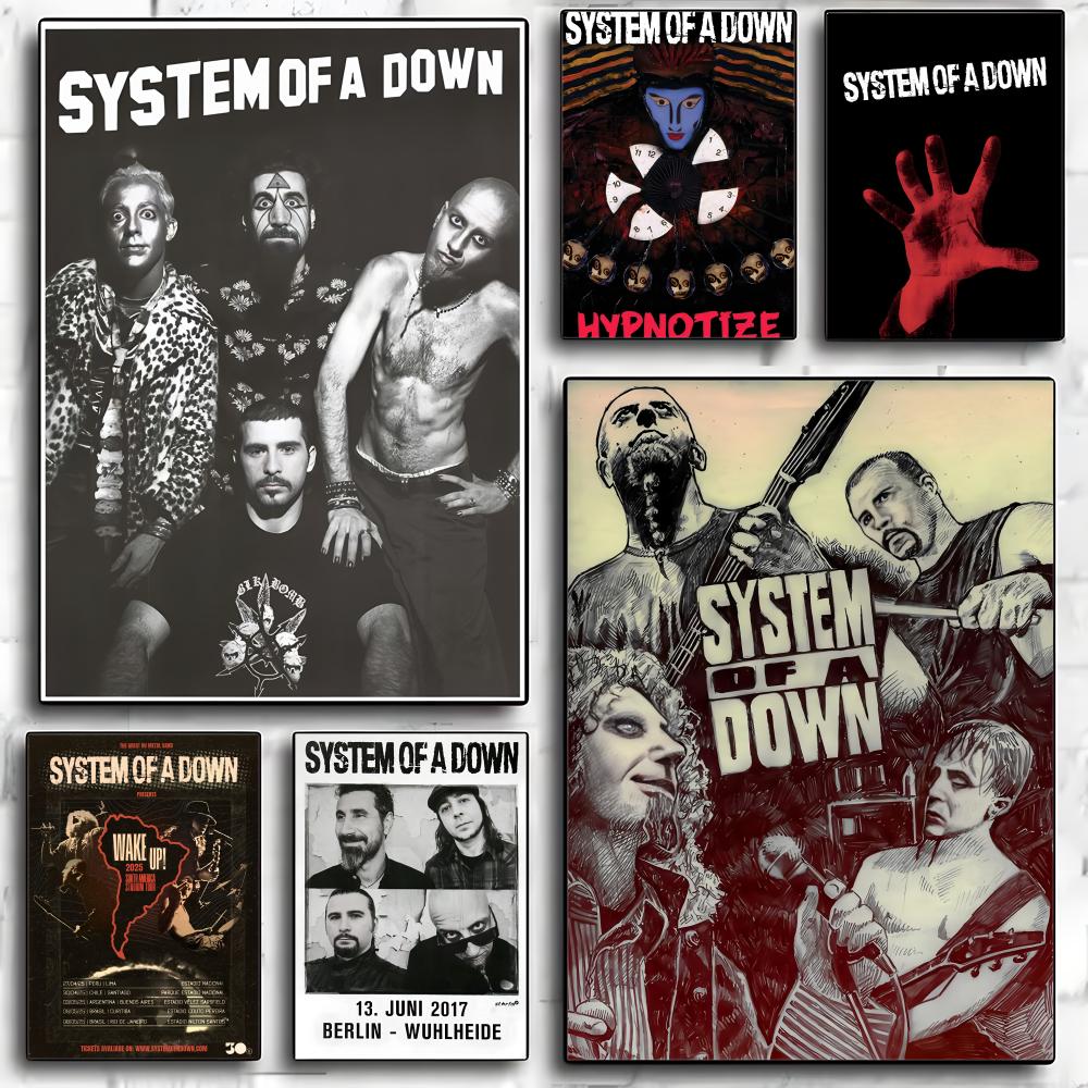Band S-system of a Down  Poste - مراجعة Star Map Poster وسعره