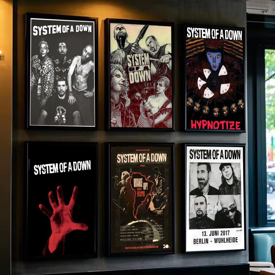 Band S-system of a Down  Poste - مراجعة Star Map Poster وسعره