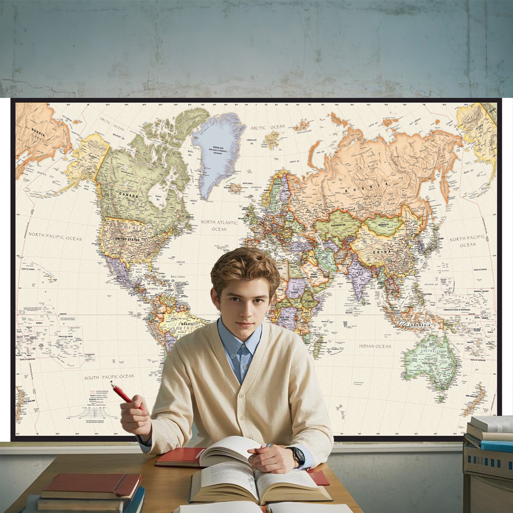 127x81cm/50x32inch Vintage Wor - مراجعة Star Map Poster وسعره