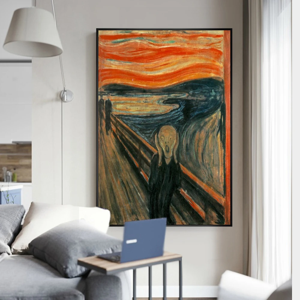 Edvard Munch The Scream Famous - مراجعة Star Map Poster وسعره