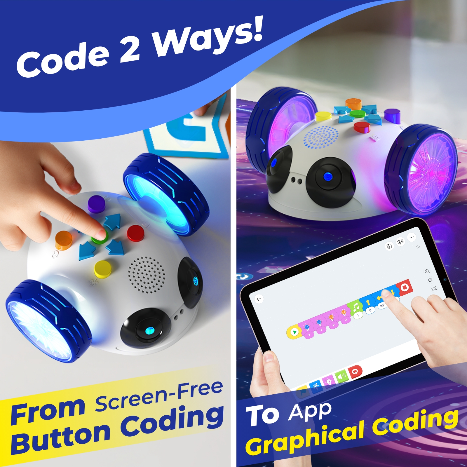 Apitor Mini Robot Wheels Codin - مراجعة Science Robot وسعره