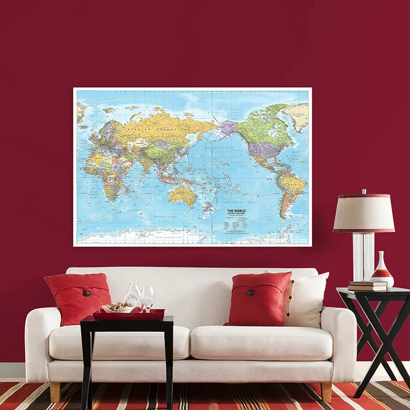World Map 2012 Fabric Large Po - مراجعة Star Map Poster وسعره