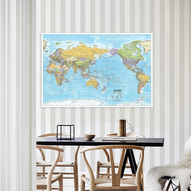 World Map 2012 Fabric Large Po - مراجعة Star Map Poster وسعره