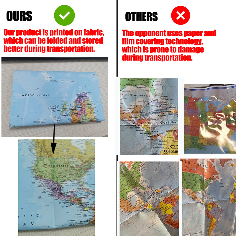 Wall Map,Polyester,World Map W - مراجعة Star Map Poster وسعره