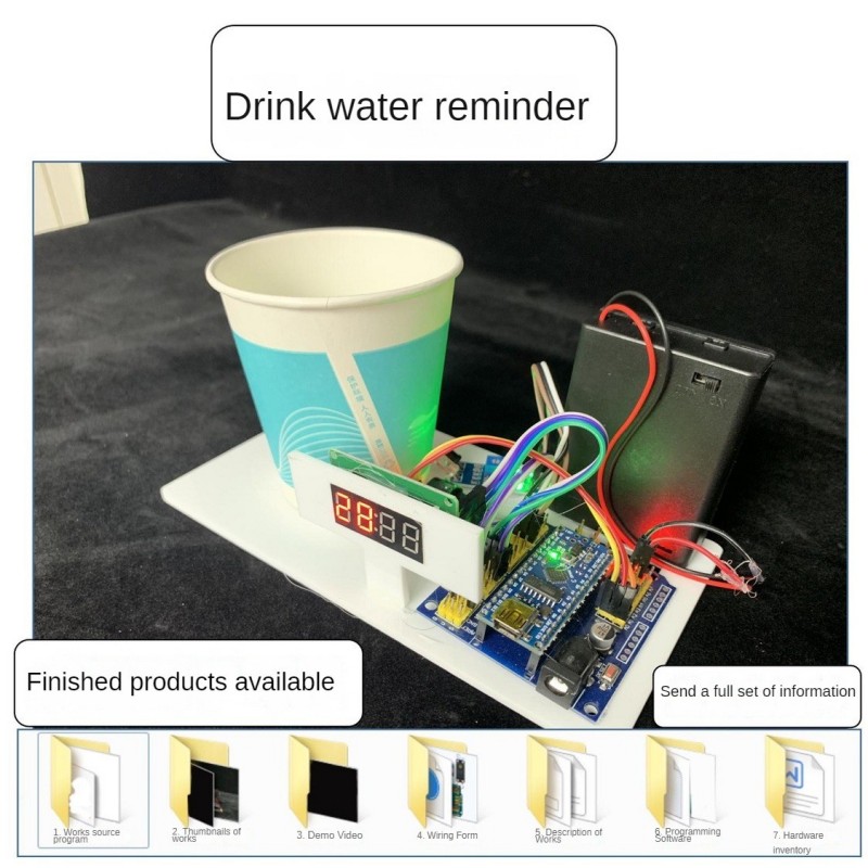 Drink Water Reminder Robot Han - مراجعة Science Robot وسعره