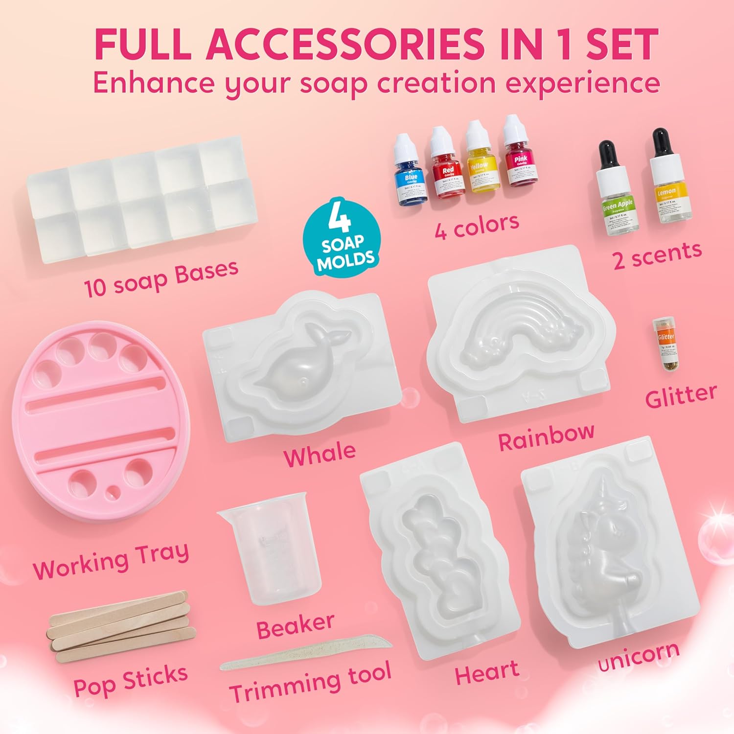 JOYFY Unicorn Soap Making Kit  - مراجعة Science Project Diy وسعره