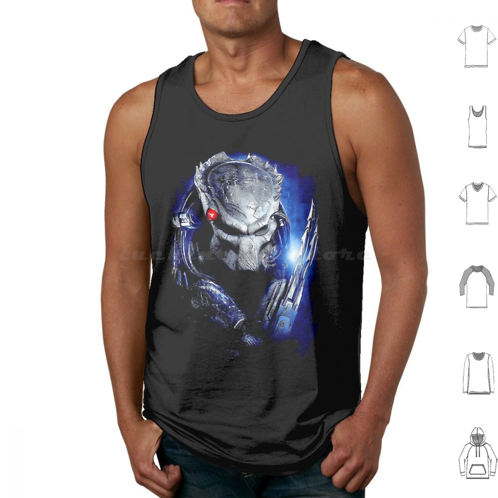 The-Blue Tank Tops Vest Sleeve - مراجعة Science Hunter وسعره