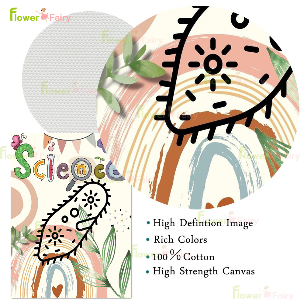 Cartoon Microbiology Watercolo - مراجعة Science Nursery وسعره