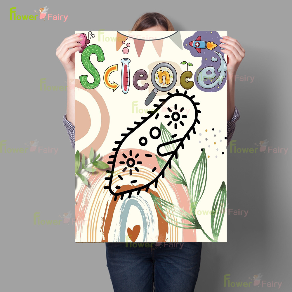 Cartoon Microbiology Watercolo - مراجعة Science Nursery وسعره