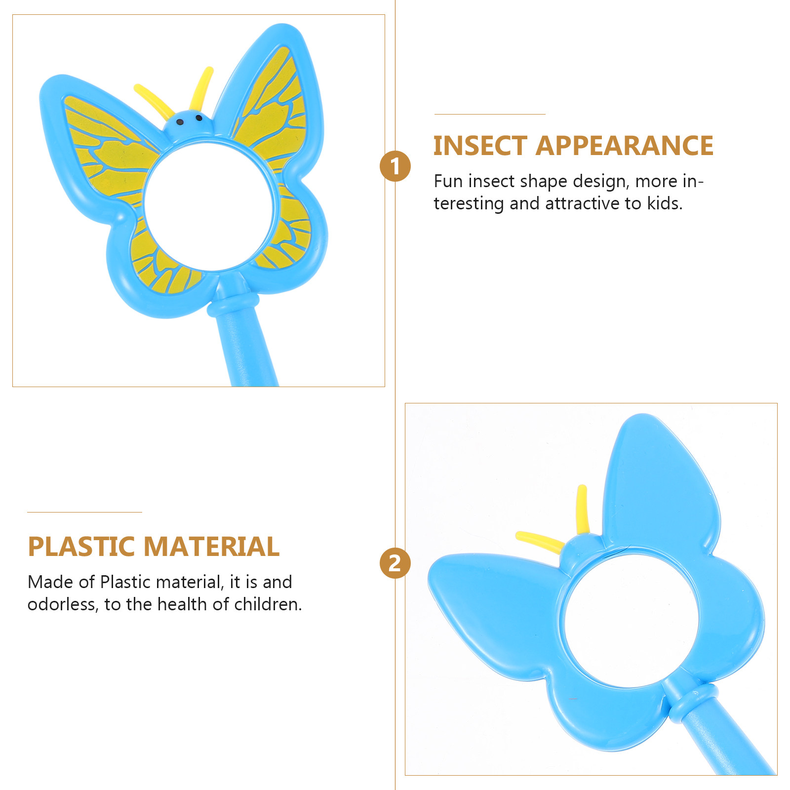 3Pcs Plastic Kids Magnifying G - مراجعة Science Toy وسعره