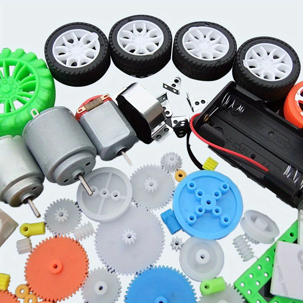 112pcs DC Motor Kit Electric M - مراجعة Science Experiment وسعره