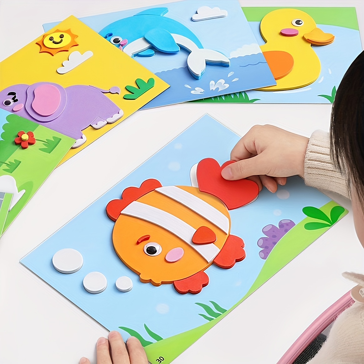 3D Stickers for Kids, Disposab - مراجعة Science Project Diy وسعره