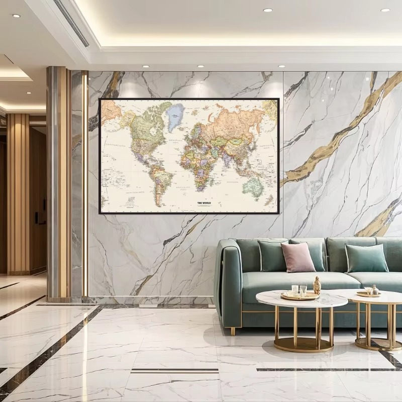 Vintage Hanging Poster World M - مراجعة Star Map Poster وسعره