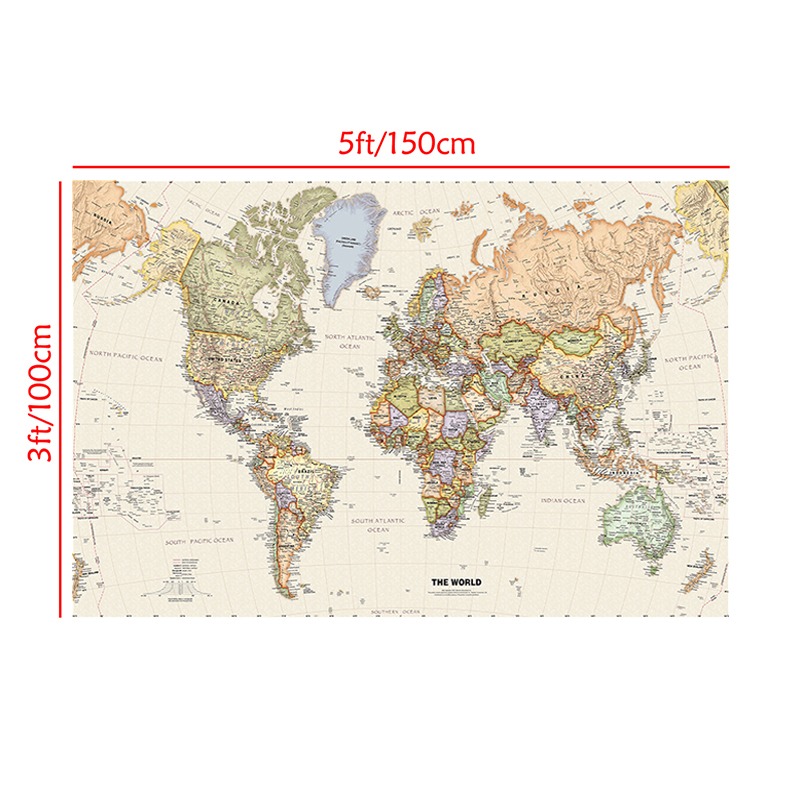 Vintage Hanging Poster World M - مراجعة Star Map Poster وسعره