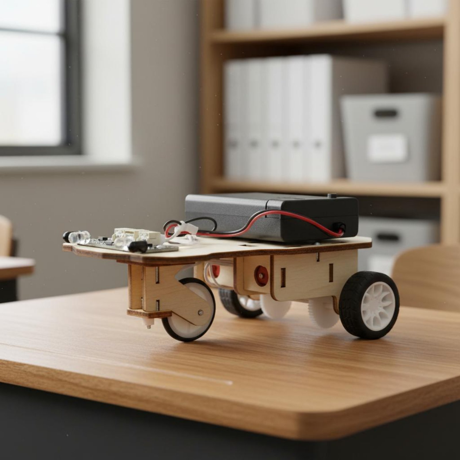 Wooden Intelligent Vehicle Kit - مراجعة Science Robot وسعره